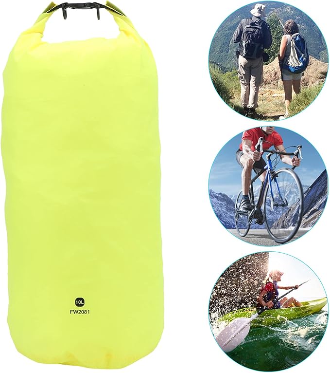 Waterproof Dry Bag Lightweight Easily Clean Sealed Storage Bag with Shoulder Strap for Outdoor Activities Hiking Camping Hiking