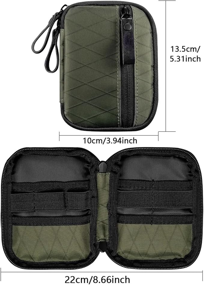 Outdoor Multipurpose Tool Organizer Bag Tactical Large Capacity Card Key Storage Pouch Cycling Waist Bag