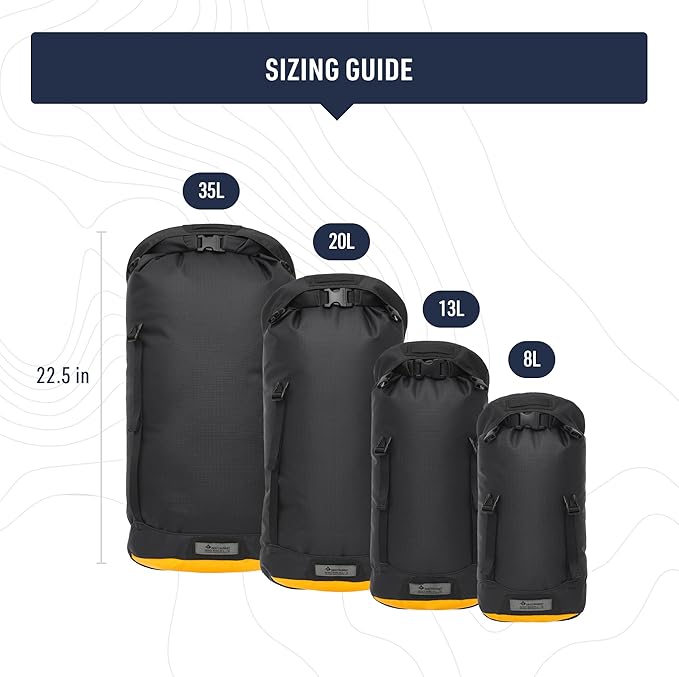 Sea to Summit eVac Heavy Duty Compression Dry Bag Waterproof Dry Storage 35 Liter