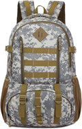 50L Tactical Backpack Outdoor Mountaineering Travel Backpack for Men and Women Large Capacity Camouflage Backpack (City Camouflage)