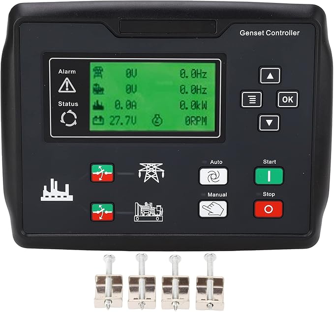 CLE6120UN C Auto Controller for Generator Start Detect Multiple Languages Genset Control Module Panel 15‑360V