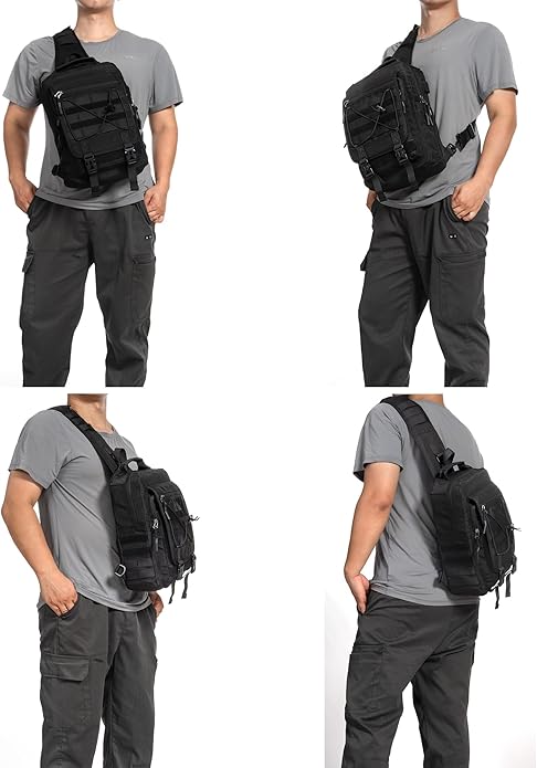 NICGID Tactical Military Backpack Daypack Molle Army Assault Pack Bug Out Bag Travel Fishing Hiking Trekking Rucksack