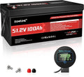 48V 100Ah LiFePO4 Battery Built in 200A BMS 6000 Cycles 5.12kWh Capacity 48 Volt Lithium Battery Perfect for Golf Carts RV Solar and Off Grid