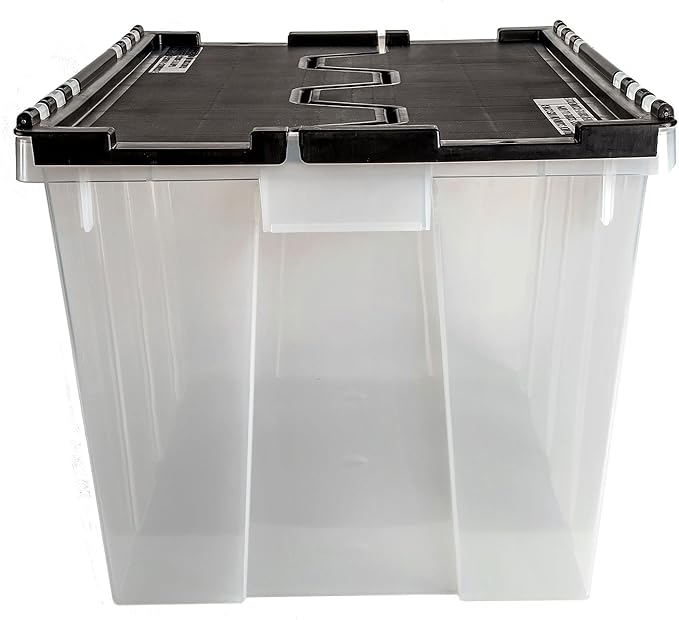 GREENMADE Clear Plastic Storage Container Interlocking Lid (2 Pack)