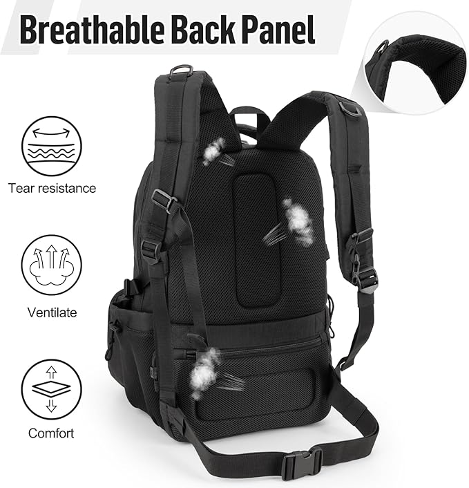 Jueachy Tactical Backpack with Lunch Box for Men: Laptop Compartment Bookbag+Tactical Medical Pouch Molle IFAK: First Aid Pouches Kit Empty