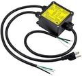 AC120V 15Amp Automatic Transfer Switch ATS Auto Transfer Switch (Core Wires + NEMA 5-15P)