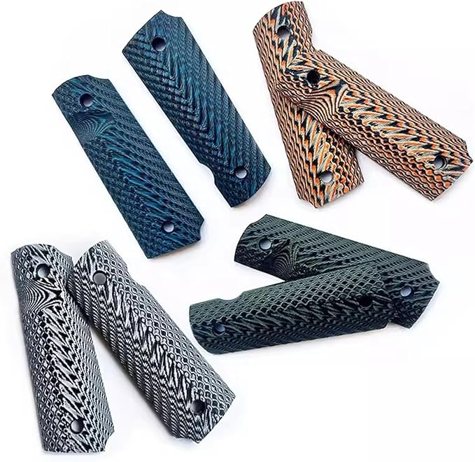 Knife Handle Resin Material With Screws Used For Various Cutting Tools(Orange)