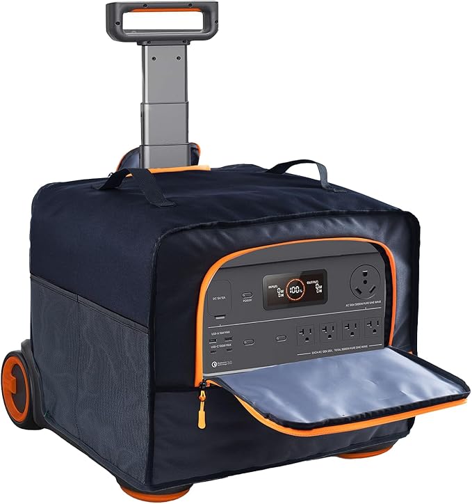 Upgraded Dust Cover Compatible with Jackery Solar Generator 2000 Plus 400W Jackery Explorer Kit 4000 Plus Jackry Solar Generator 3000 PRO 400W Water-resistant Dust Cover for Jackery Solar Generator