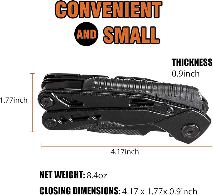15 in 1 Multitool Pliers Gifts for Men White Elephant Gifts for Adults Stocking Stuffers for Men Christmas Gift for Dad Him Husband Boyfriend Grandpa