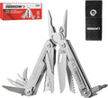 ARROW 20-In-1 Multi Tool Pliers Stainless Steel EDC Multitool with Pocket Knife Sheath and Pocket Clip Safety Locks Multi-Use Tool for Outdoor Camping Hiking