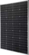 VEVOR 200W Monocrystalline Solar Panel 23% High-Efficiency Mono PV Module with Stable MC4 Output &amp Aluminum Frame IP65 Waterproof Solar Panel for Car Boat RV Flat Rooftop Off-Grid Applications