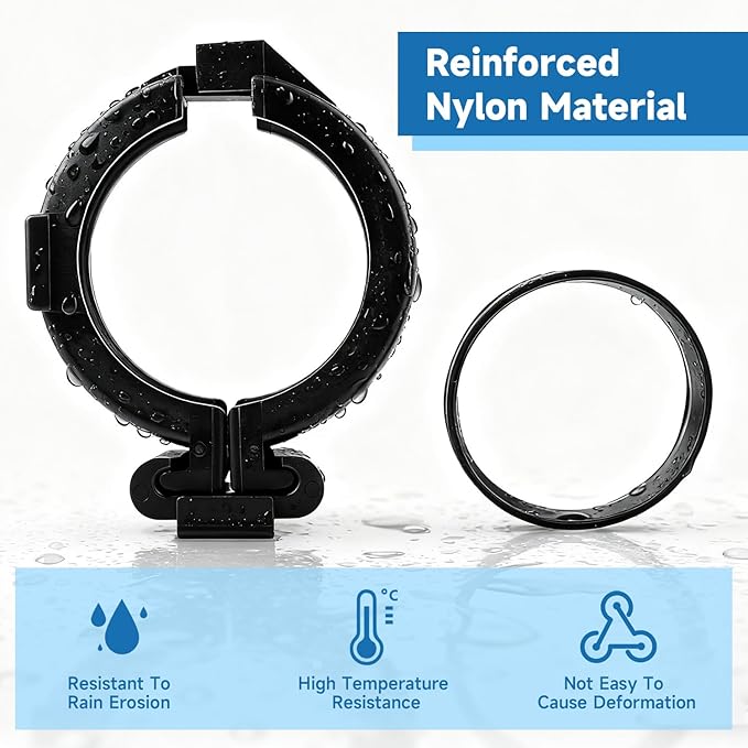 Solar Pool Heater Piping Clamps Compatible with Heliocol Sunstar SwimJoy Swimming Pool Solar Panels Replace#: HC-113（4 Pack）