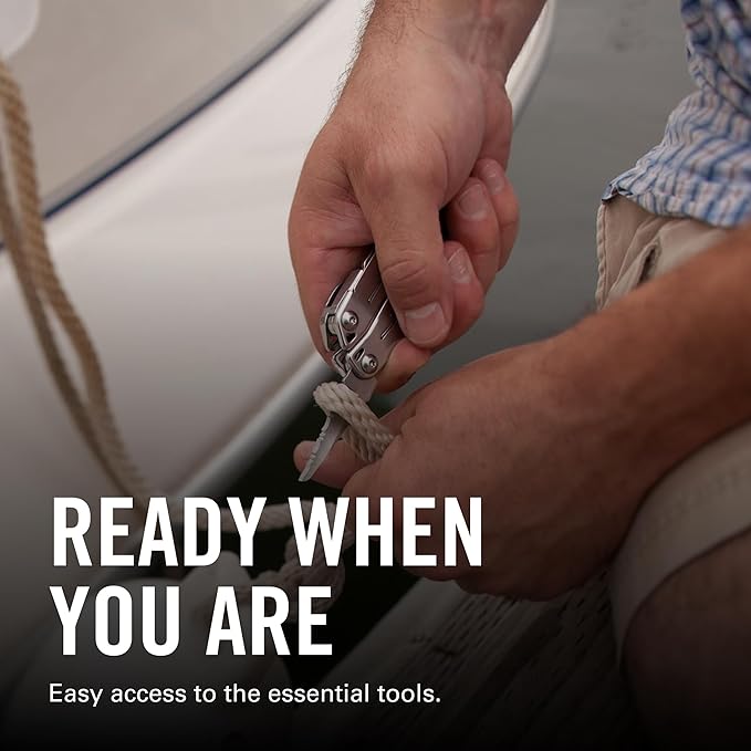 LEATHERMAN Sidekick Pocket Size Multitool with Spring-Action Pliers and Saw Stainless Steel
