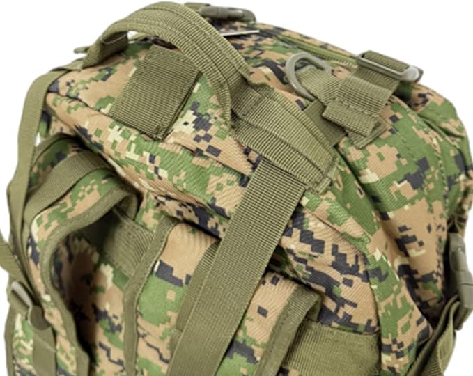 25L Military Tactical Backpack Assault Pack Detachable Molle Bag Large Outdoor Pack for Camping Hiking Hunting