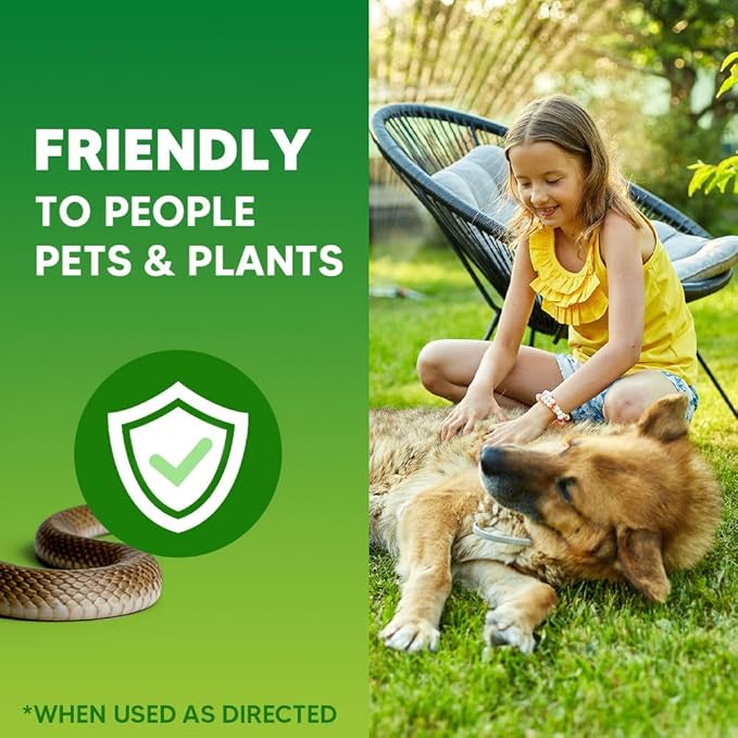 Snake Repellent for Yard Snake Deterrent Outdoor Snake Away Repellent for Garden/Lawn Backyard Snake Repellent Covers 120 Sq Ft Lasts Up to 60 Days 8Packs