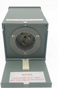 Connecticut Electric EGSPI50 50A Rainproof Generator Power Inlet Box with Cover CS6375 SS2-50P Receptacle Gray