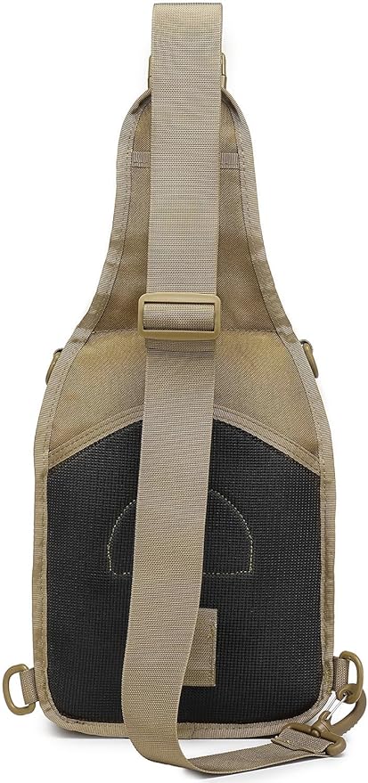 ATBP Tactical Sling Backpack Bag Pack for Men Military One Strap Shoulder Backpack Crossbody Bag With Holster 10 Liters