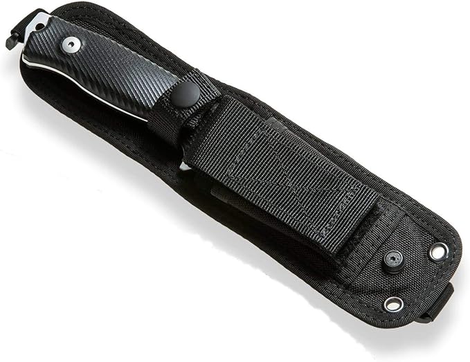 LionSTEEL M5 Fixed Blade Outdoor and Camp Knife – Sleipner Steel Blade Wood G10 or Micarta Handles Torx T8 Screws Sheath Included