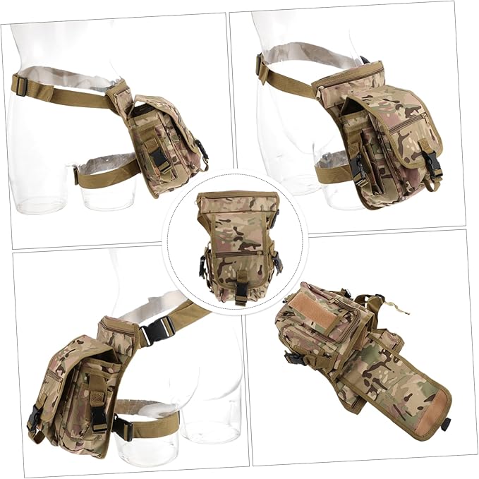 Tactical Leg Bag Hiking Thigh Pack Oxford Fabric Outdoor Fanny Pack for Men
