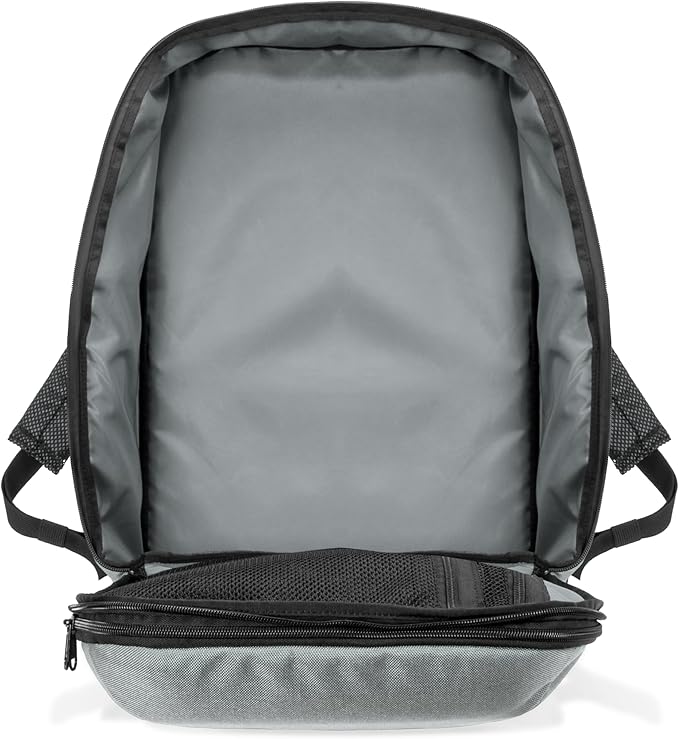 Xtreme Sight Line ~ Large Backpack ~ 16 Laptop Backpack with Removable Faraday Sleeve ~ Heavy-Duty Foam Padded &amp Multiple Large Compartments ~ 1000D Nylon/Spacer Mesh ~ Silver