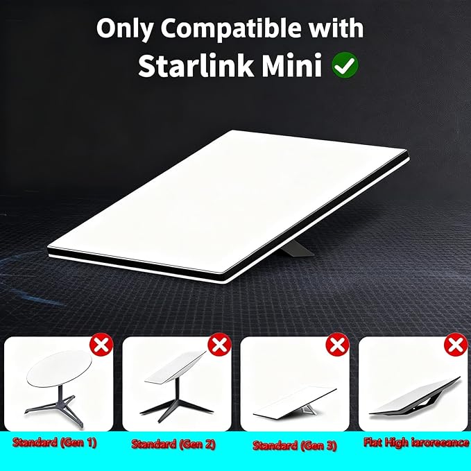 Starlink Mini DC Extension Cable 10FT (3M) - Waterproof Female to Male Power Converter Adapter Compatible with Starlink Mini Pipe and Original Power Cable