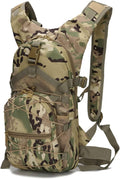 Military Tactical Backpack Outdoor Travel 15L Waterproof Oxford Army Backpacks Breathable Daypack Bag for Hiking Sports (Cp 15L)