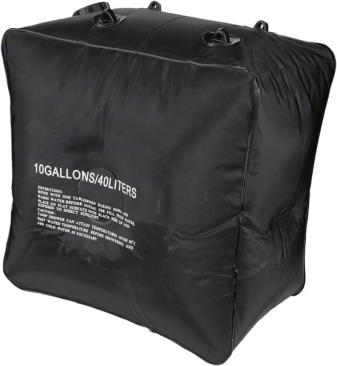 Solar Shower Bag Waterproof Portable Camping Shower Water Bag Solar Camping Showers with Showers Head for Hiking Campings Traveling Outdoor Use