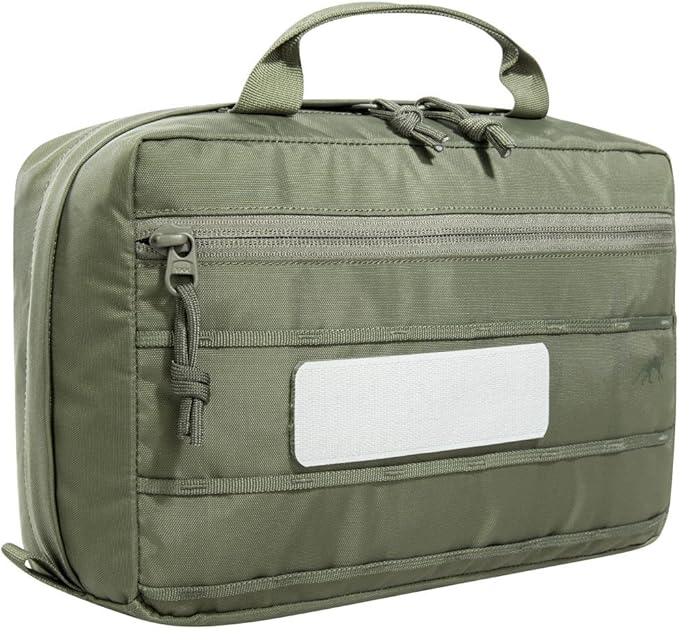Tasmanian Tiger TT Multipurpose Pouch VL Backpack Accessory Bag with 6L Volume Backpack Organiser with Velcro Attachment EDC Pouch Olive