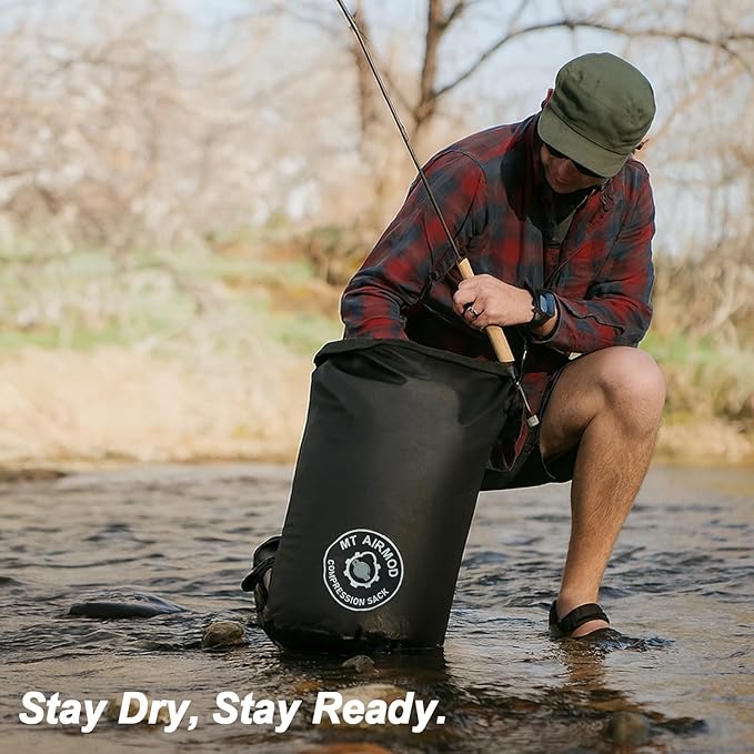 MT 70D eVac Compression Sack 38L with Army Military Modular Sleeping Bags System