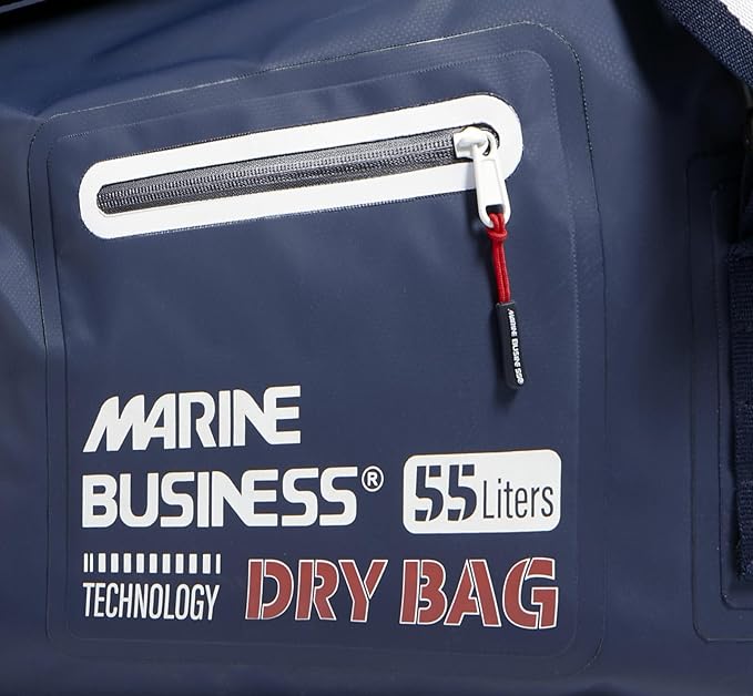Marine Business Waterproof Travel Bag 55L Roll Closure IPX6 DryBag Blue blue Blue