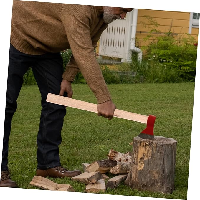 POPETPOP 2pcs Replacement Hatchet Handle for Axes Wooden Axe Handle Replacement