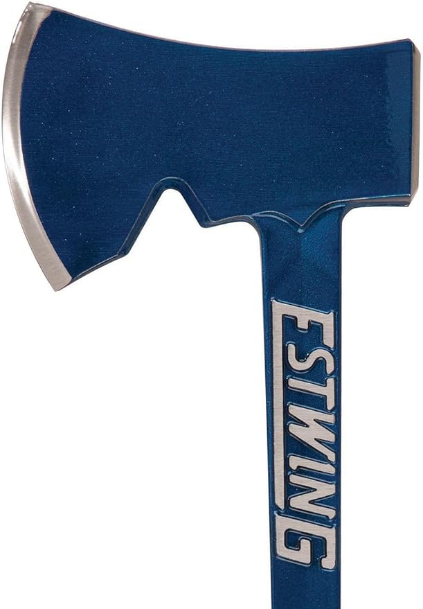 Estwing E6-25A Estwing 14 Blue Camper's Axe &amp E45A ES45A Fixed BladeHunting KnifeOutdoorCamping 26 Blue