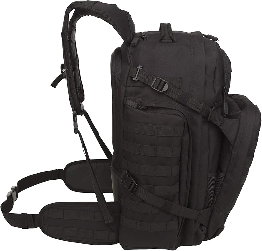 SOG Barrage Tactical Internal Frame Backpack 64.3-Liter Storage Black