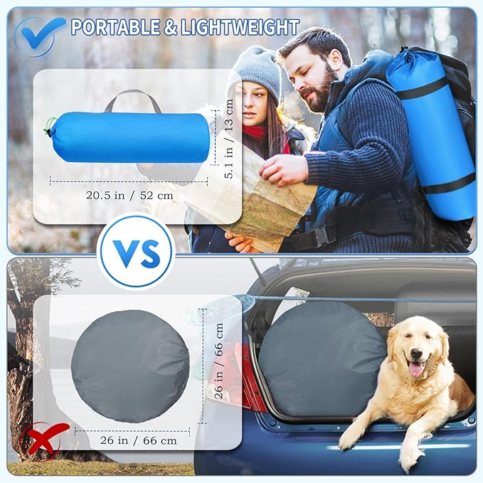 BESTonZON Foldable Beach Tent – Instant Pop-Up Sun Shelter with UPF 50+ UV Protection Lightweight Portable for Beach Camping Backyard Includes Carry Bag Stakes Windproof Anchors
