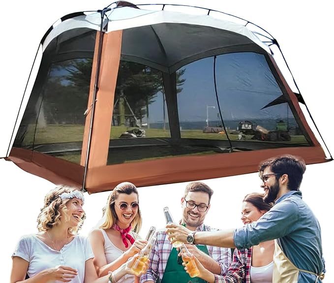 Mesh TentUV Resistant Sunshade House - Net Tent Outdoorfor Family Trip Backyard Picnic Hiking Road Trips Travel