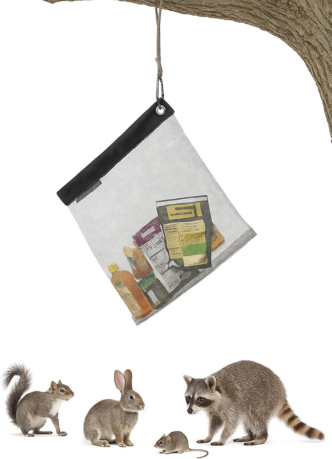 RATSACK Rodent Proof Bear Bags - Ultralight Stainless Steel Mesh Bag for Camping Food Storage - Sturdy and Rust-Resistant Sack with Lock and Grommet For Easy Hanging