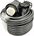 Parkworld RV 30A to Marine Shore Power 50A Extension Cord Adapter TT-30P to SS2-50R (50FT)