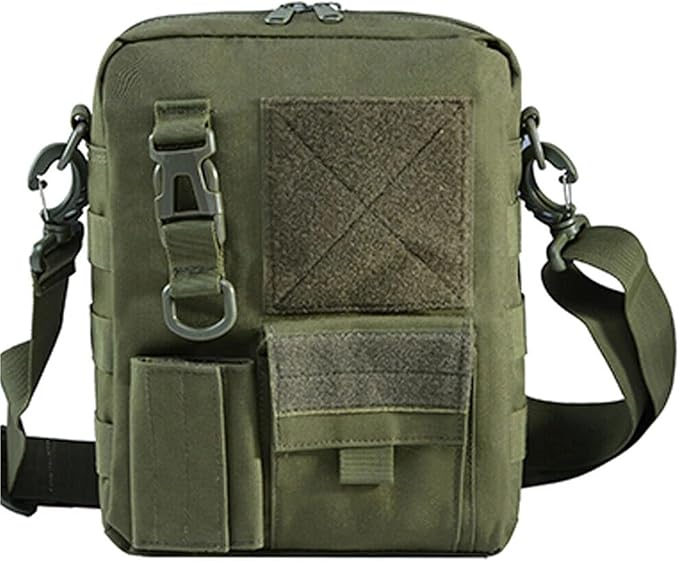 Outdoor Tactical Sling Bag MOLLE Crossbody Pack Chest Shoulder Backpack(Green)