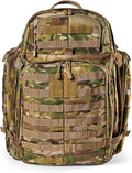 5.11 Tactical Backpack RUSH 72 2.0 Military Survival Molle Back Pack with Laptop Compartment Large 55L Multicam Style 56566ABR