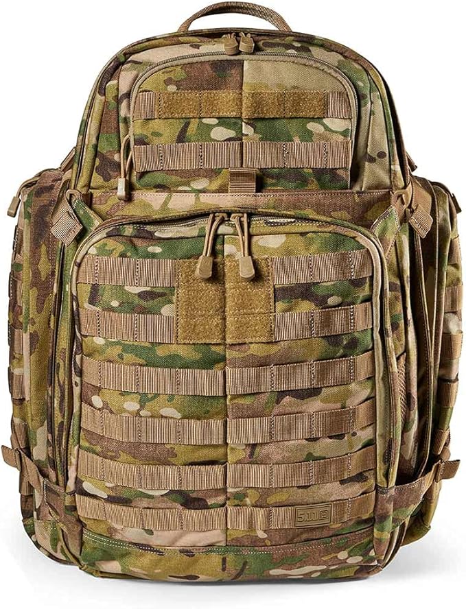 5.11 Tactical Backpack RUSH 72 2.0 Military Survival Molle Back Pack with Laptop Compartment Large 55L Multicam Style 56566ABR