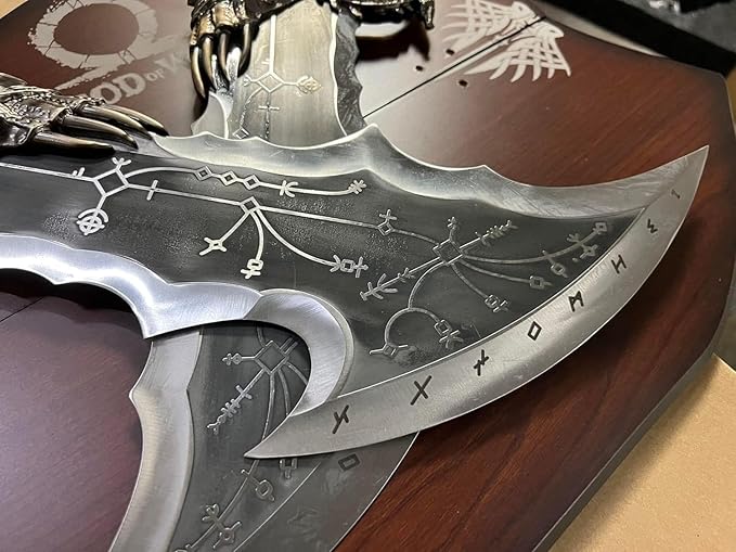 Forest Hunting | God of Wars Blades of Chaos Metal God of Wars GOW Blades of Chaos Sword Twin Blades Sword Kraatos Metal Cosplay Weapon Prop 1:1 Replic Viking Gifts Men (Blades of Chaos Sword)