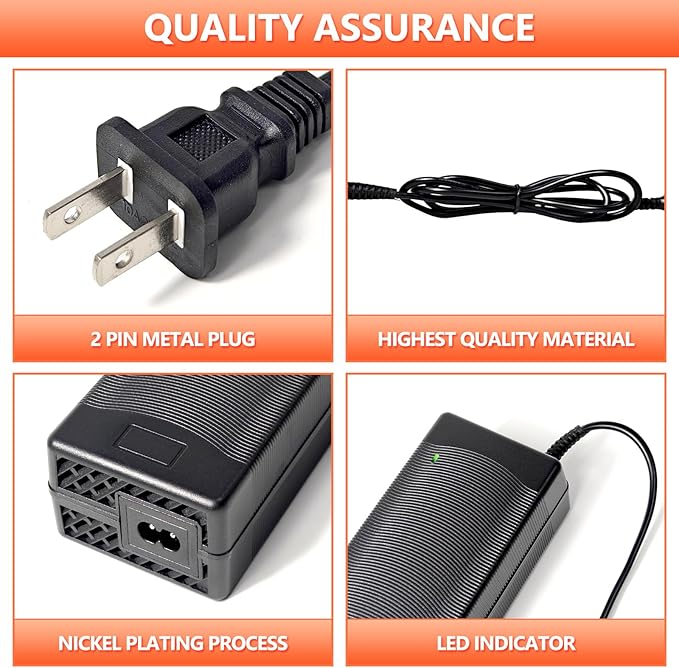 24V180W Power Supply Cord Charger for jackery 1000 880 Power Supply Cables Compatible with Jackery Explorer 1000 E1000 880 E880 Portable Power Station Solar Generator Replacement KA18024075-6C