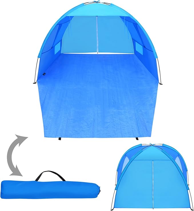BenefitUSA POP UP Beach Tent Potable Shelter Camping Sun Shade Outdoor Canopy