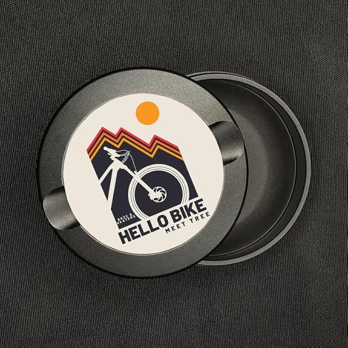 Buzz &amp Heaters Metal Container for Zyn | Metal Holder for Zyn |Metal Can for Zyn | Metal Container for Zyn Holder | Metal Pouch Cans for Zyn | Mountain Biking Accesories | Hello Bike Meet Tree