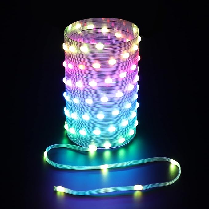 33ft Color Changing Christmas String Lights 100 LED Twinkle Fairy Lights String Waterproof with 200+ Scene Modes Smart App &amp Remote for Indoor Outdoor Christmas Tree Bedroom Patio Decor
