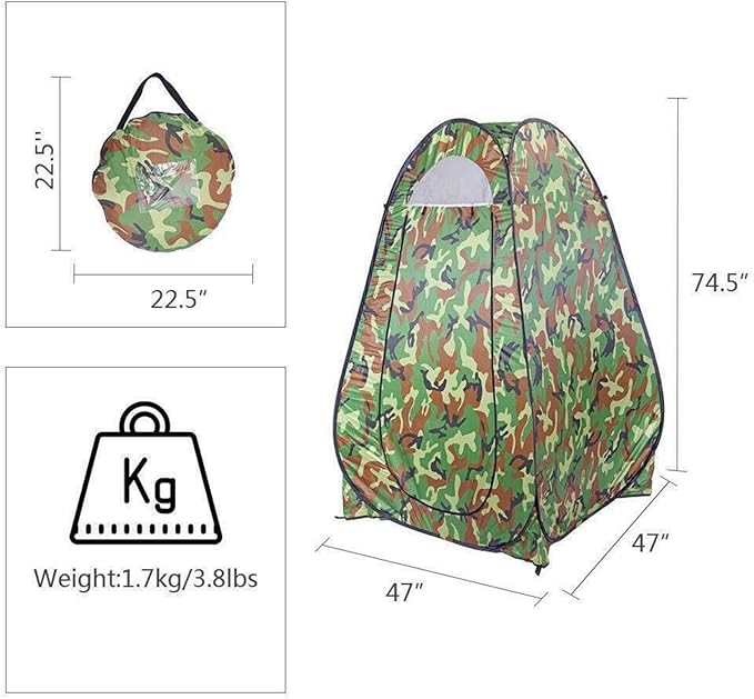 Pop Up Shower Tent Shelter Toilet Beach Camping Outdoor Privacy Shelter Room