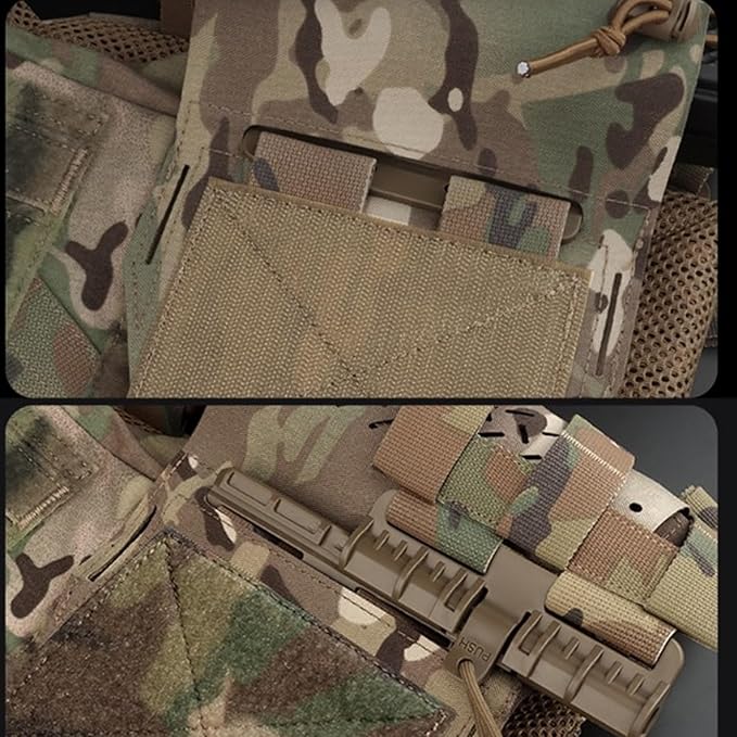 Tactical Expander Wing Pouch SetMilitary Radio Holder 5.56 Mag Pouch Hunting Vest Accessories Chest Rig Side Bag