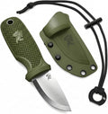 ODENWOLF W-MINI 2 - EDC Neck Knife with Sheath and Necklace - Small EDC Fixed Blade Knife Necklace and Belt Clip - Pocket Fixed Blade Knives - Full Tang Neck Knife with Sheath Tactical + Fire Starter