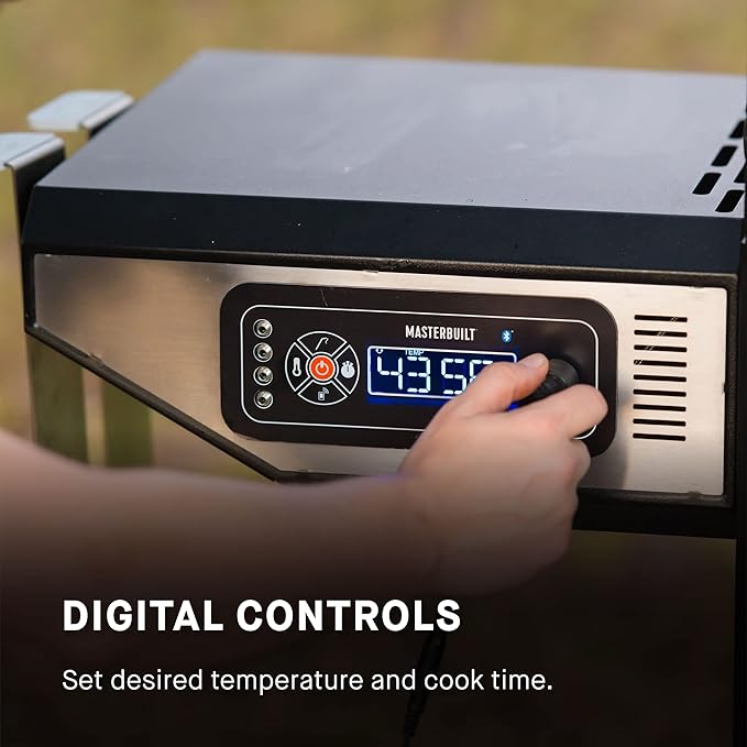 Masterbuilt® Gravity Series® 560 Digital Charcoal Grill and Smoker with Digital Control App Connectivity and 560 Cooking Square Inches in Black Model MB20040220