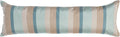 Hatteras Hammocks Gateway Mist Long Hammock Pillow Sunbrella Fabric Hook &amp Loop Fasteners Extra Wide Size Handcrafted in The USA